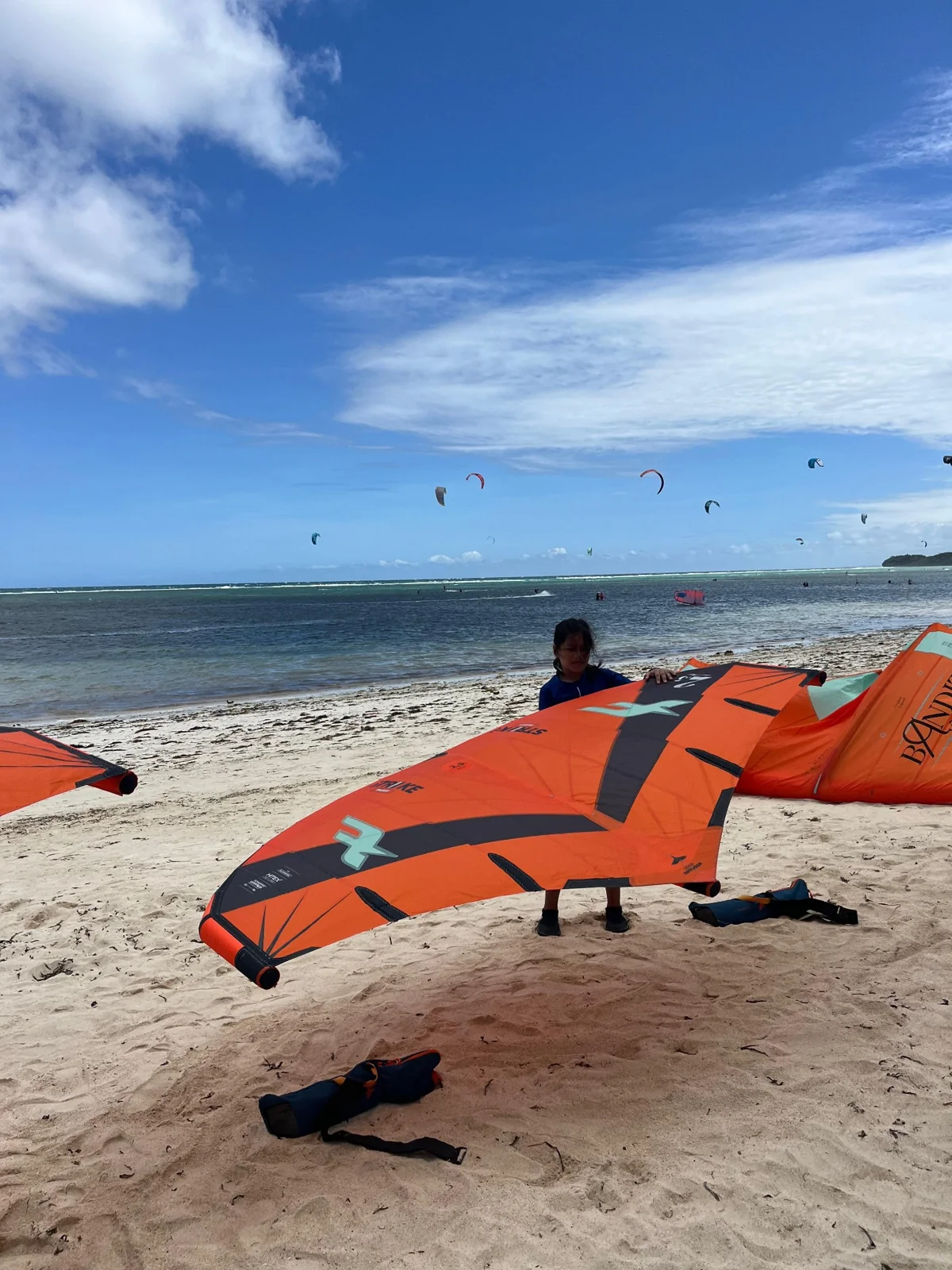 The beach beside the Isla watersports center in Boracay